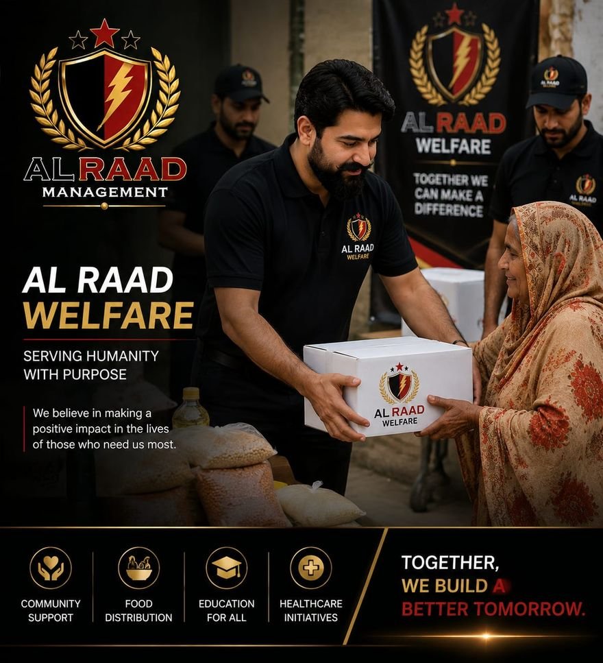 Al Raad Welfare community food distribution