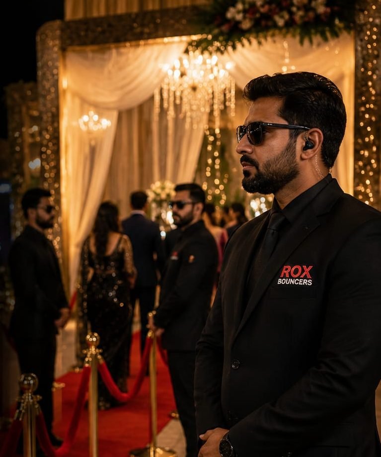Rox Bouncers team providing security at a high-profile event